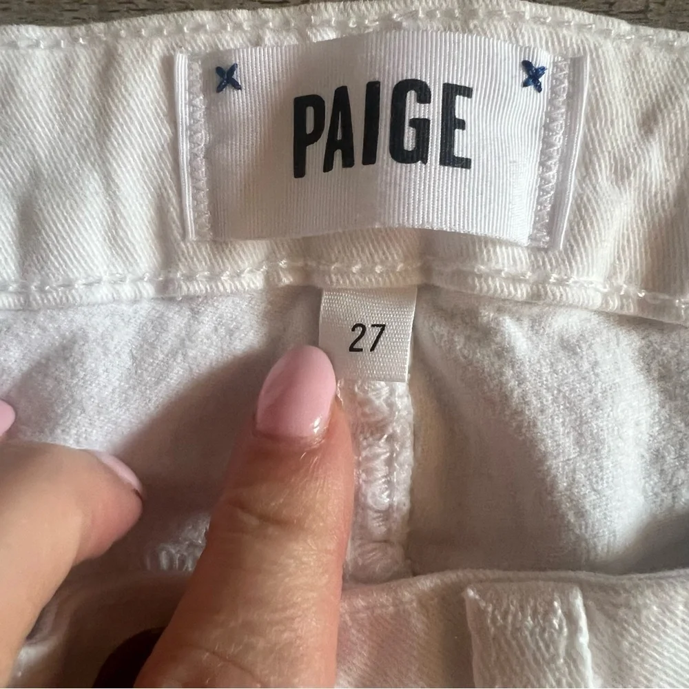 PAIGE Women's Skinny White Jeans 27